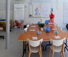 Zoneterapeutskolen i Aalborg har fine undervisningsfasciliteter
